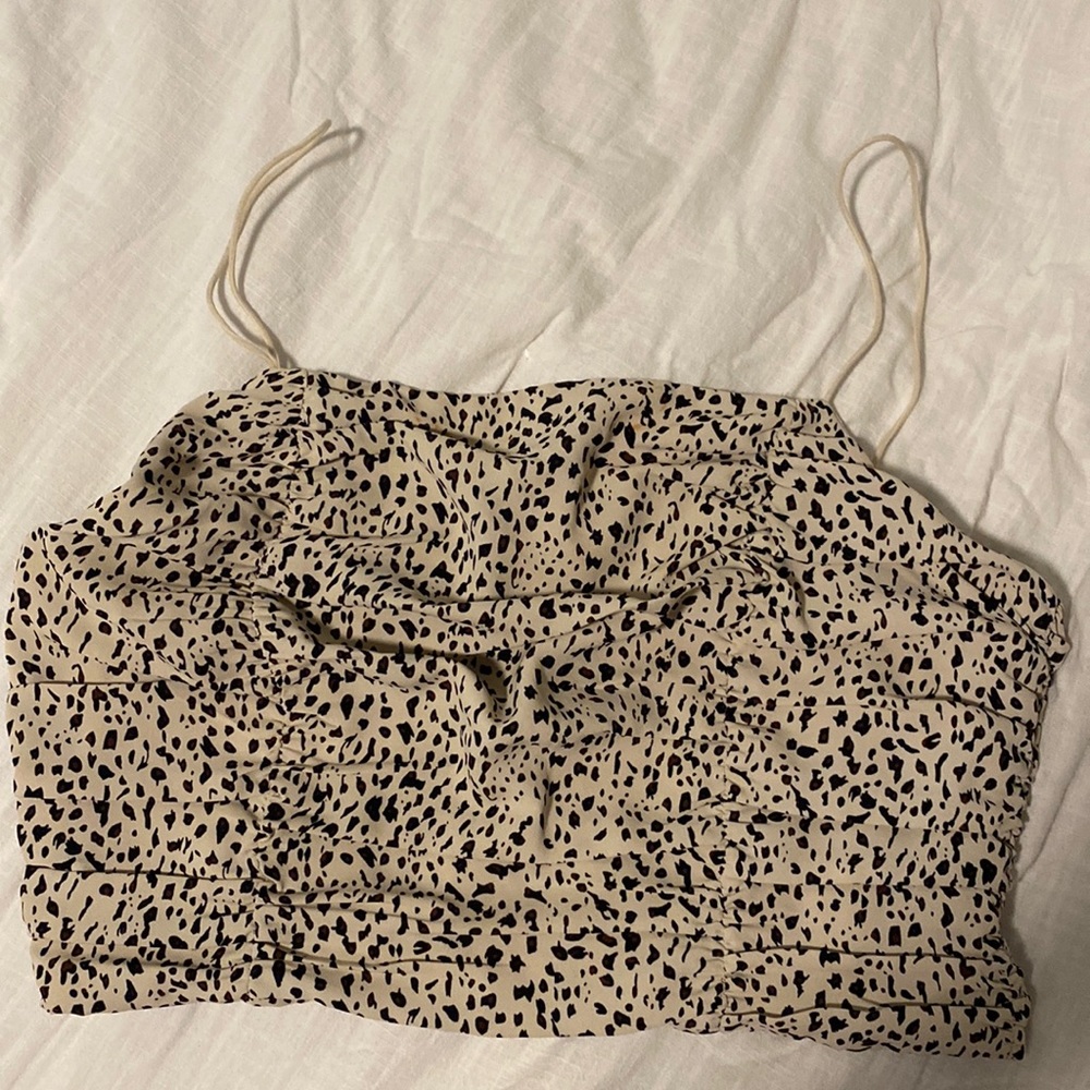 Pacsun leopard crop top